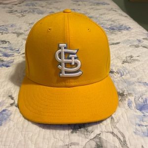 New Era 59Fifty St Louis Cardinals 1982 World Series Patch Light Blue UV Hat